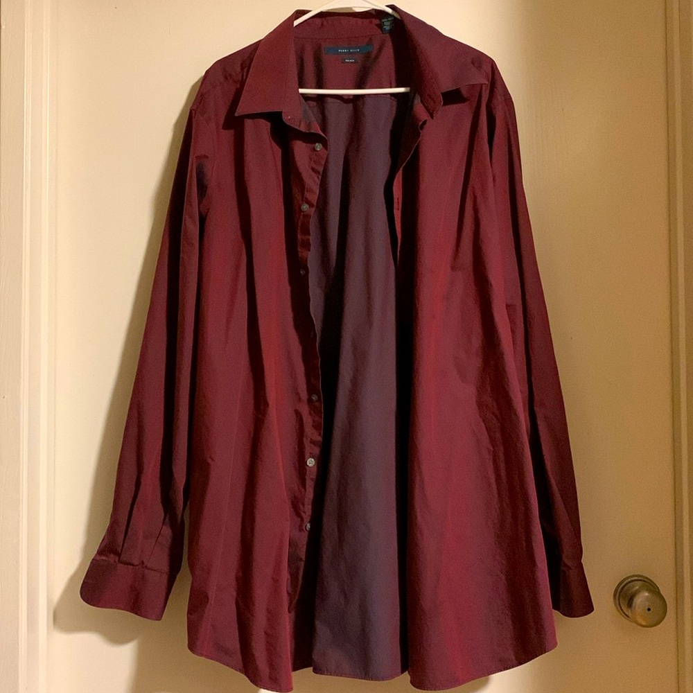 Perry Ellis 2XLT Men’s Button-Down Shirt